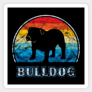 Bulldog Vintage Design Dog Sticker